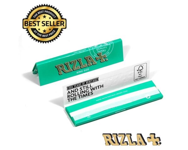 Rizla | Green King Size Rolling Papers | Bundle of 2