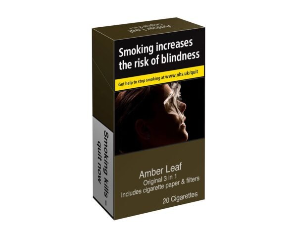 Amber Leaf Original Hand Rolling Tobacco – 3 in 1 box 30g