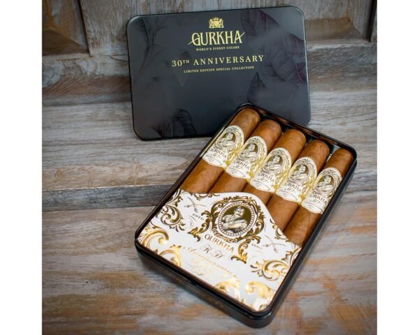 Gurkha | Treinta Anniversary Tin | 5 x Toro Cigars