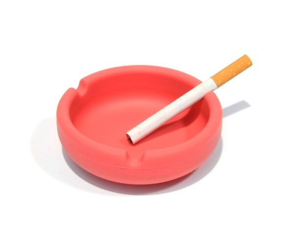 Silicone Cigarette Ashtray | Coral Pink