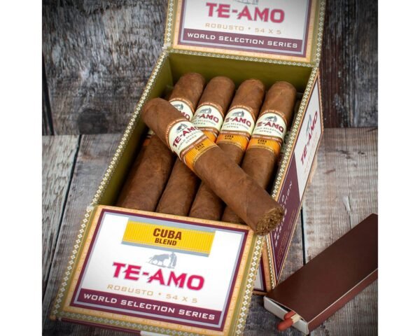 Te Amo World Selection Series – Box of 15 Cuban Robusto Cigars